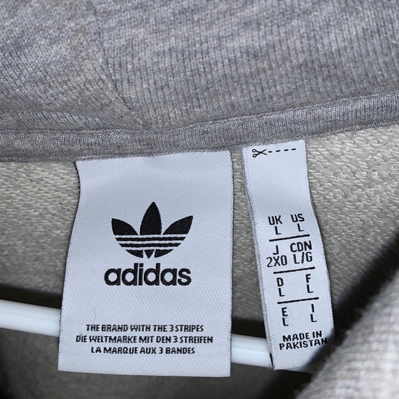 Adidas Grey Hoodie - Picture 2 of 2